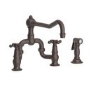 Newport Brass Oil Rubbed Bronze Two Handle Bridge Kitchen Faucet 
