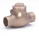 Milwaukee Valve Bronze Solder Swing Check Valve 