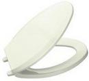 Elongated Closed Front Toilet Seat with Cover in Tender Grey