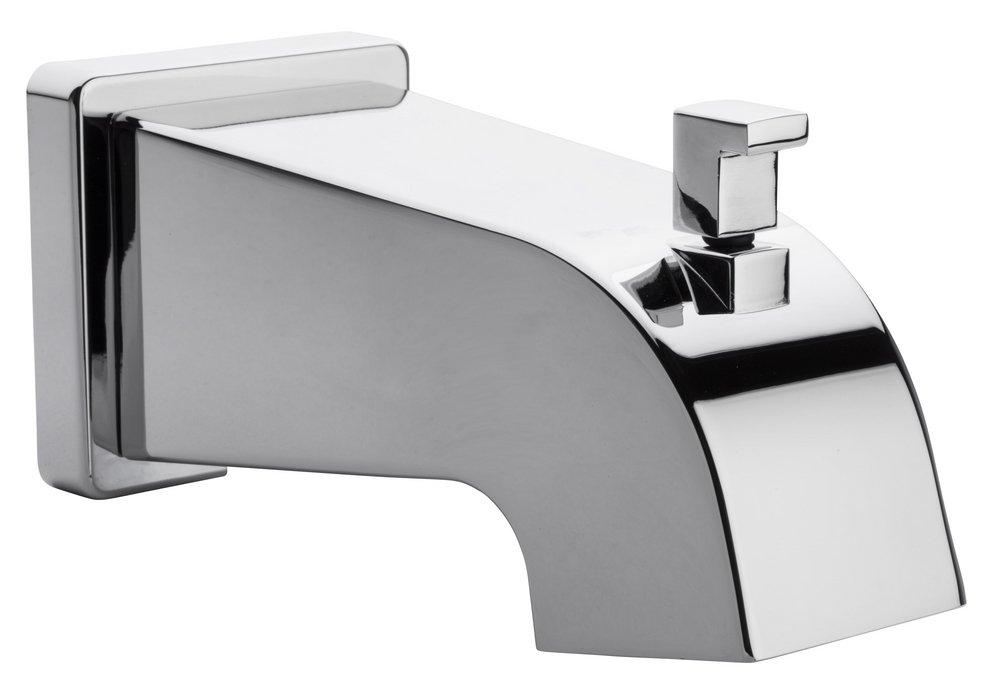Pfister Polished Chrome 1/2 x 6 in. Brass Tub Spout 