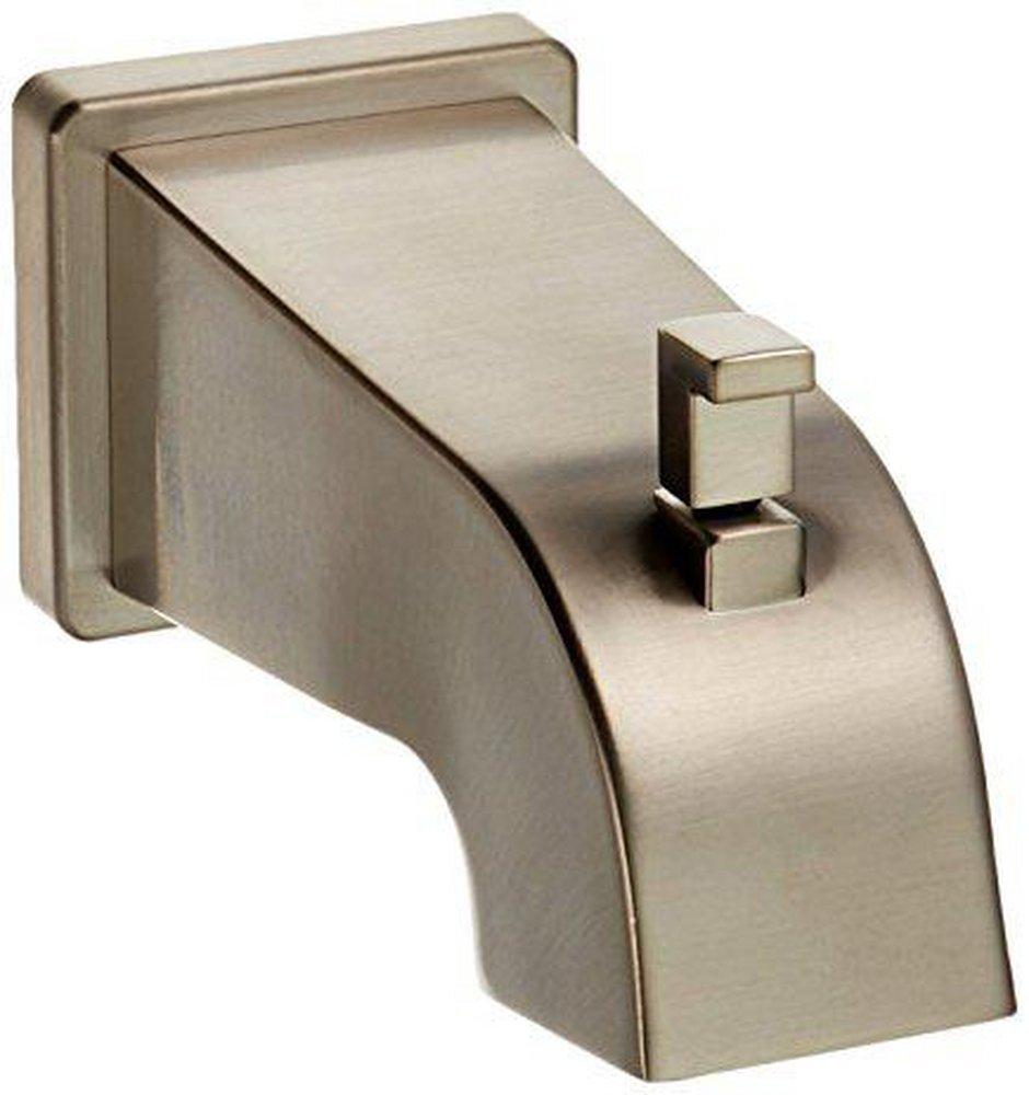 Pfister PVD Brushed Nickel 1/2 x 6 in. Brass Tub Spout 