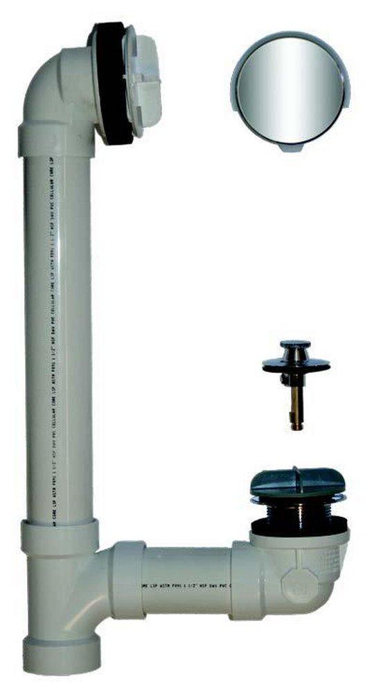 LSP Products Group Chrome Plated Plastic Toe-Tap Drain 