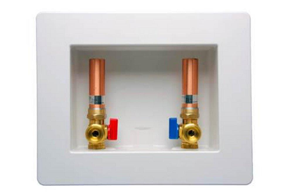 LSP Products Group 6-1/2 in x 7-5/8 in x 3-1/8 in Washing Machine Supply Box 