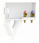 LSP Products Group White Assembled Outlet Box with Valve 