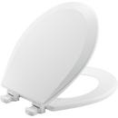Bemis Cotton Round Closed Front Toilet Seat with Cover 