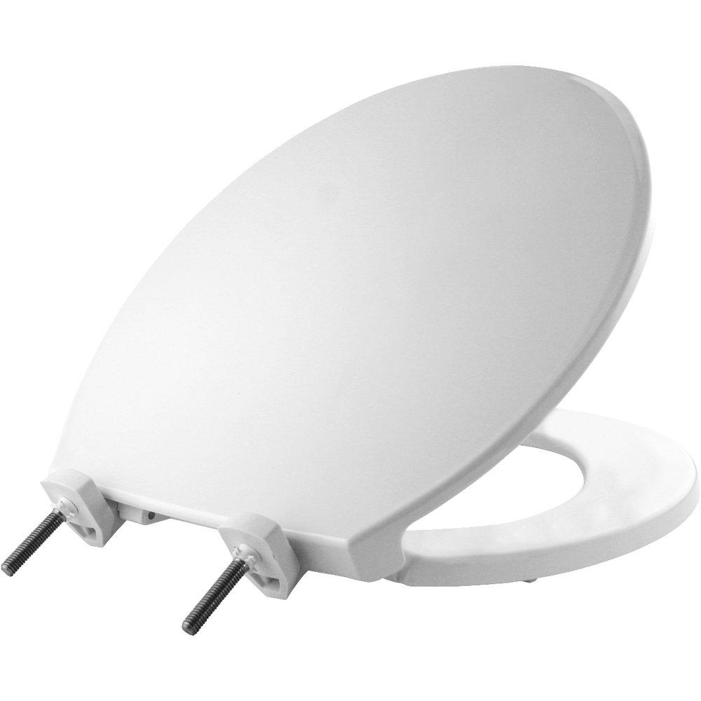 Bemis White Round Closed Front 