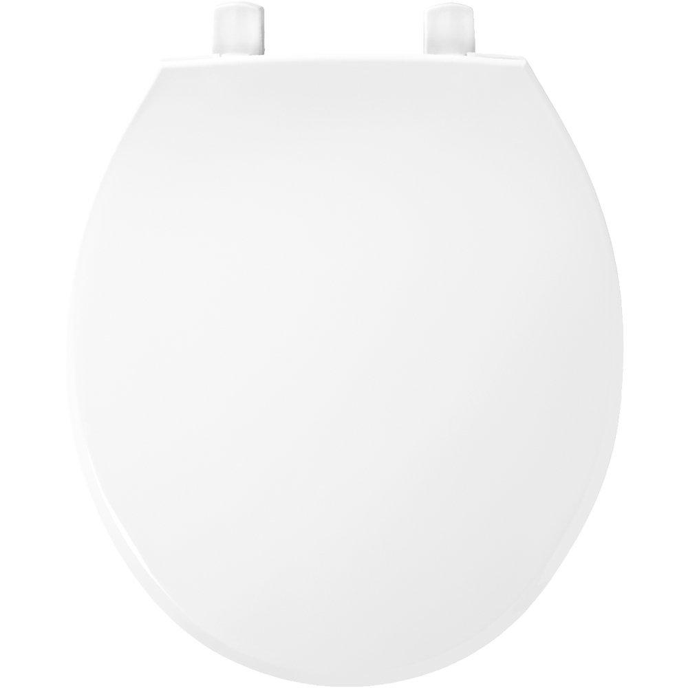 Bemis White Round Closed Front 