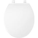 Bemis White Round Closed Front 