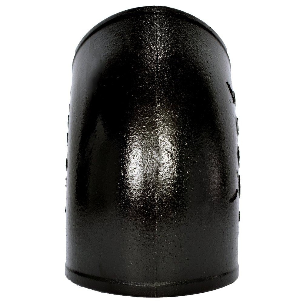 Black No Hub 45 Degree Cast Iron 1/8 Bend 