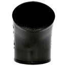 Black No Hub 45 Degree Cast Iron 1/8 Bend 