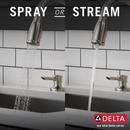 Delta Faucet Brilliance&reg; Stainless Single Handle Pull Down Kitchen Faucet 