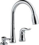 Delta Faucet Chrome Single Handle Pull Down Kitchen Faucet 