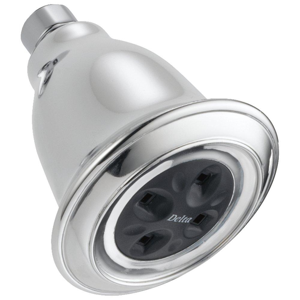 Delta Faucet Chrome Single Function Full Showerhead 