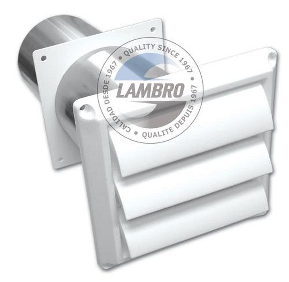 Lambro Industries Brown 5-47/50 in. Brown Louvered Hood 