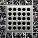 Ebbe America Satin Nickel 4 in. Plastic and Stainless Steel Shower Drain 