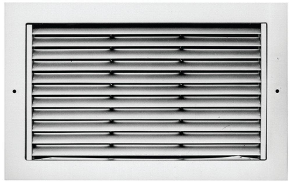 METALAIRE&trade; White 8 x 8 in. Return Grille White Aluminum 