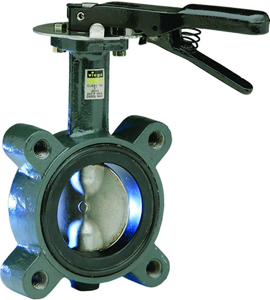 Viega Ductile Iron EPDM Locking Lever Handle Butterfly Valve 