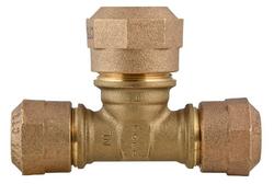 3/4 in. Quick Joint Brass Tee