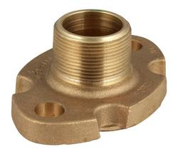 1-1/2 in. Flanged x MIP Brass Meter Coupling