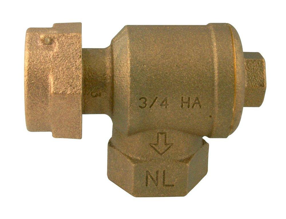 Ford Meter Box Meter Swivel Nut x FIPT Brass Angle Check Valve 