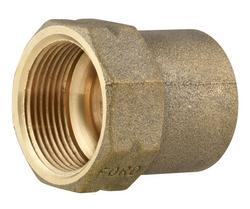 3/4 in. Female Copper Threaded x FIPT Brass Coupling