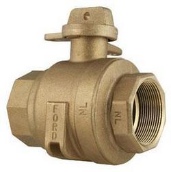 1-1/2 in. FIPT Brass Ball Curb Valve