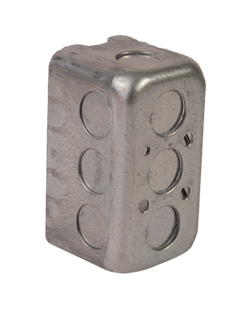 2-1/8 x 2 x 2-1/8 in. Steel Utility Box