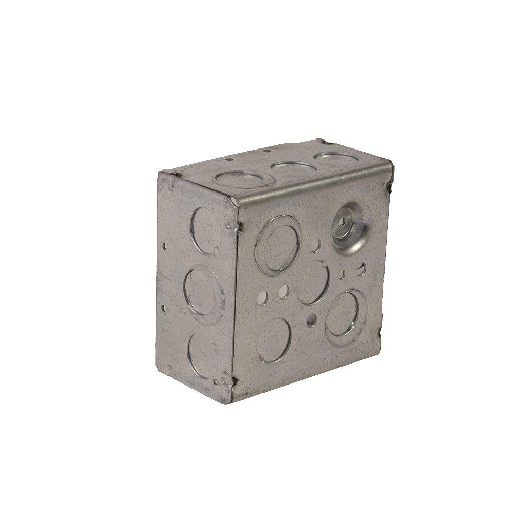 DiversiTech® 4 x 2-1/8 x 4 in. Galvanized Steel Electrical Box