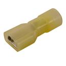 .250 Tab Size Fully Insulated Female Slip-On Terminal 12-10 AWG in Yellow (Pack of 50)