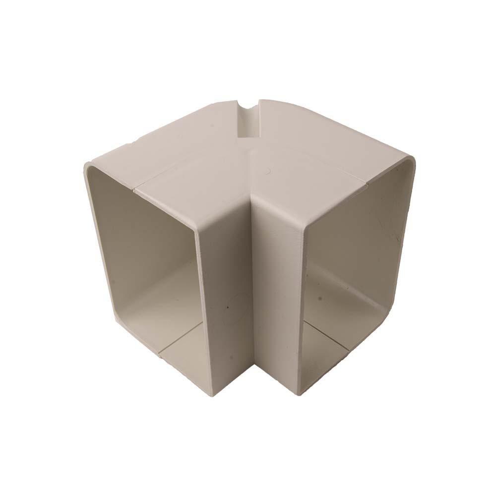 DiversiTech&reg; Natural 6 in. Line Set Cover System Stainless Steel in Natural 