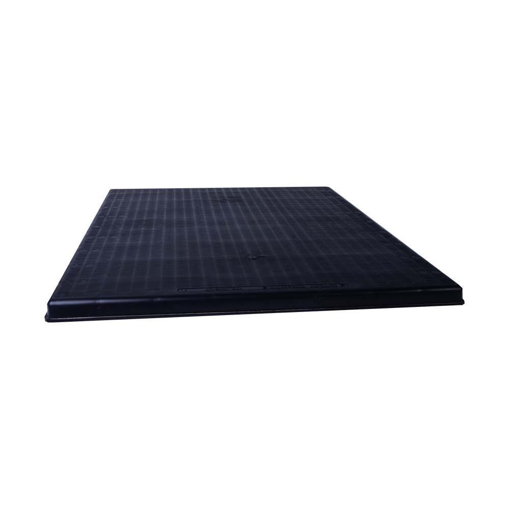 DiversiTech&reg; Black 36 x 2 in. Equipment Pad Plastic 
