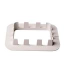 DiversiTech&reg; Natural 4 in. Line Set Cover System Stainless Steel in Natural 