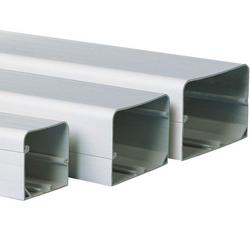 6-1/2 ft. x 3 in. Line Set Cover System Plastic in Natural