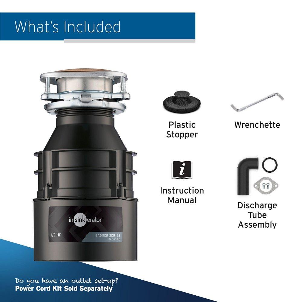InSinkErator&reg; Grey Continuous Feed Garbage Disposal 