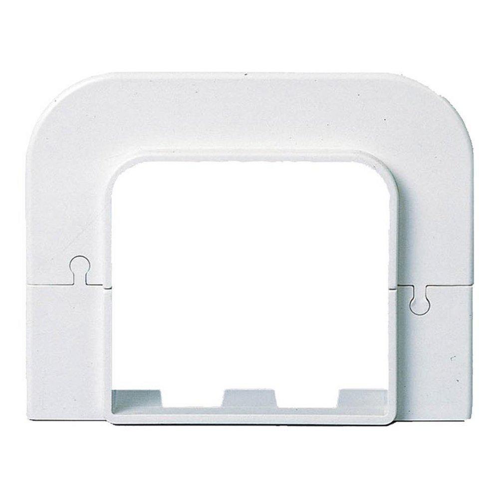 DiversiTech&reg; Natural 5-9/10 in. Line Set Cover System Plastic in Natural 