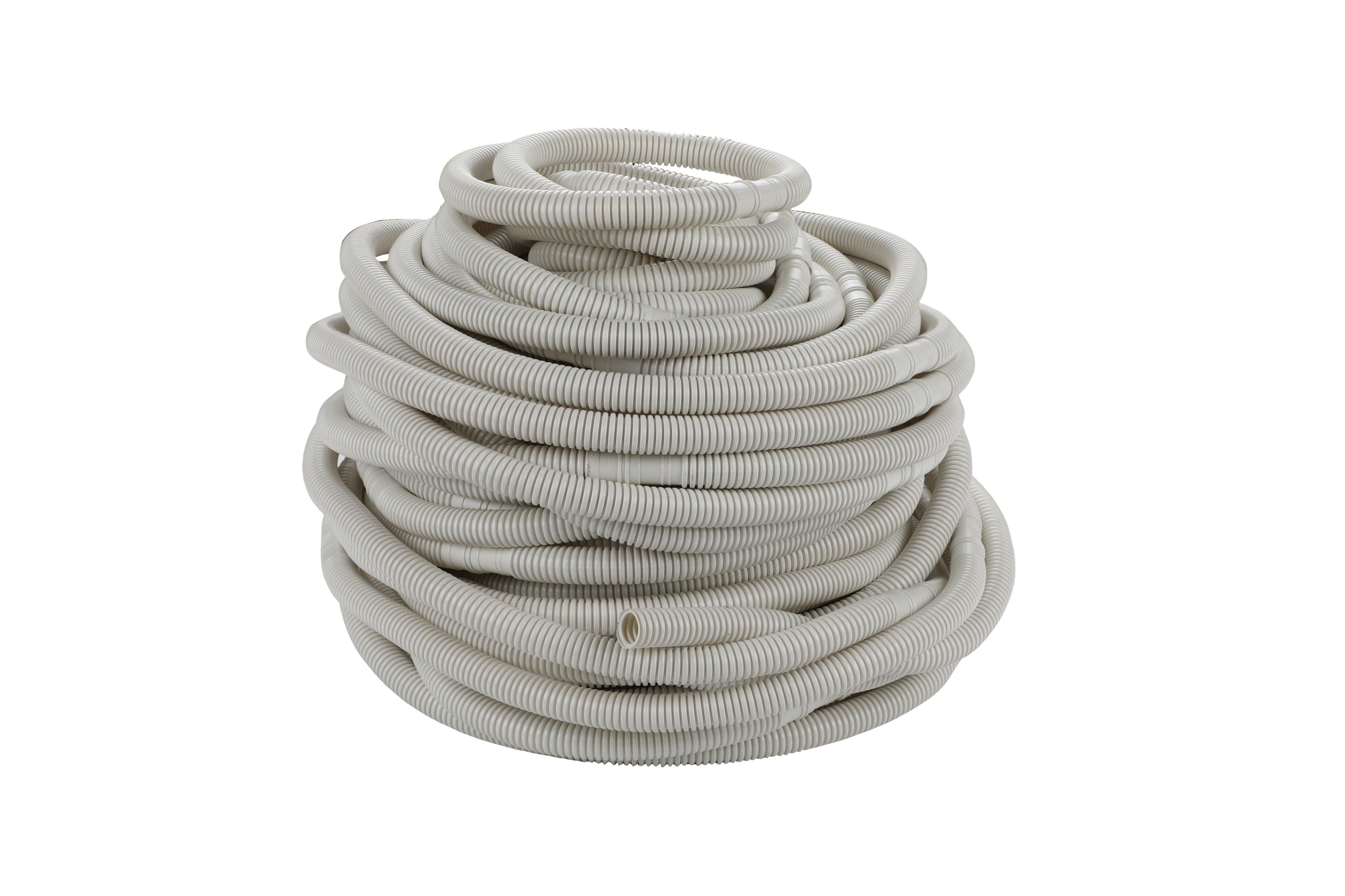 DiversiTech&reg; White Plastic Drain Line 