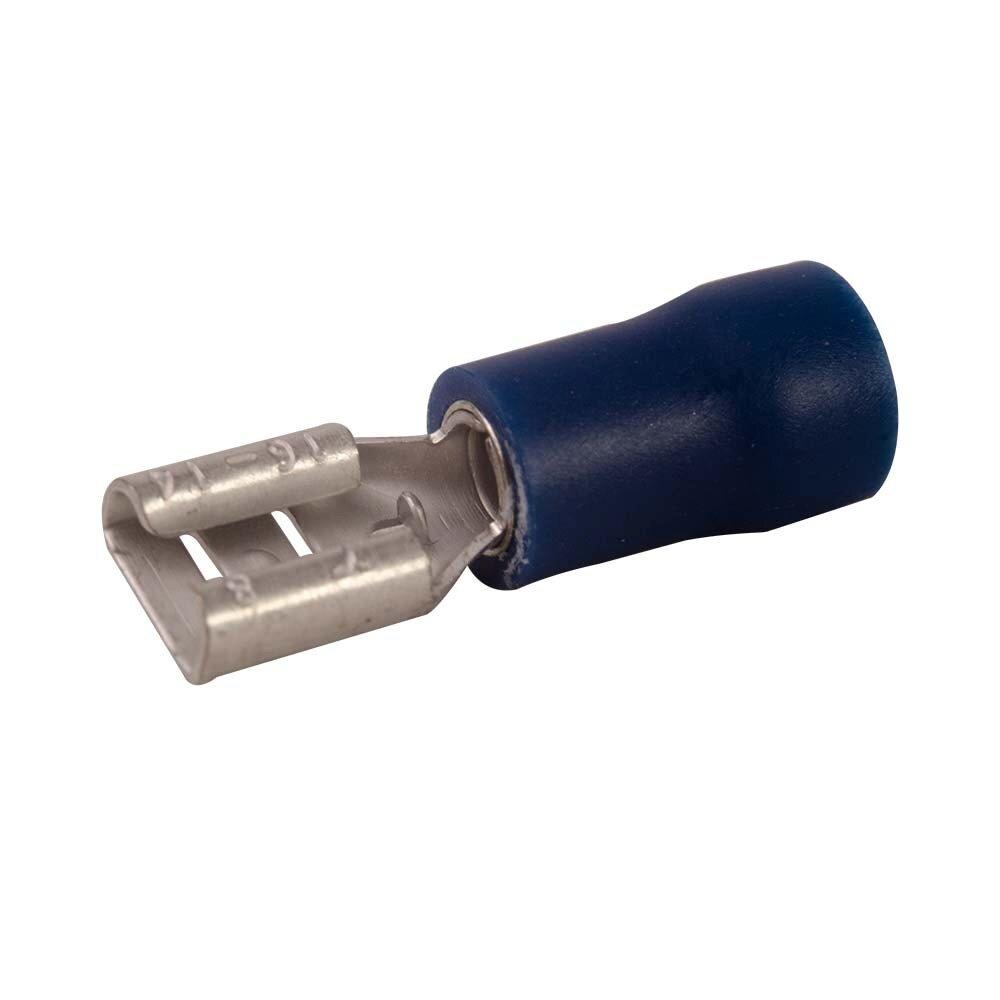 DiversiTech&reg; Blue Insulated Female Slip-On Terminal 16-14 .187 