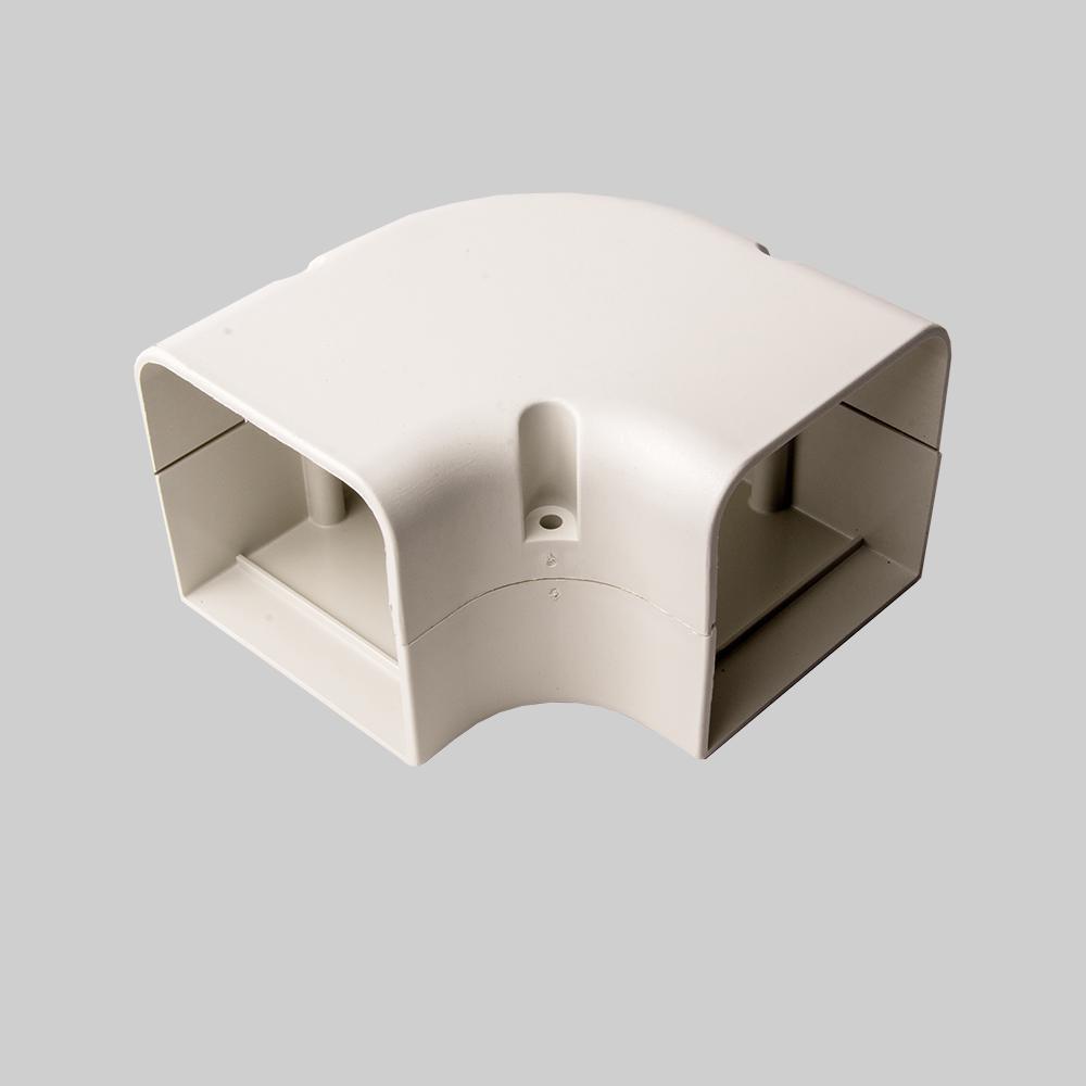 DiversiTech&reg; Natural 4 in. Line Set Cover System Stainless Steel in Natural 