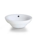 Xylem White 16-3/4 in. Vitreous China Round Vessel 
