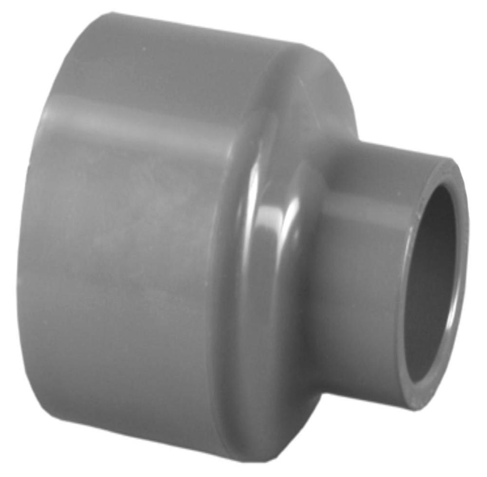 Grey Socket Weld Schedule 80 Domestic PVC Reducing Coupling 