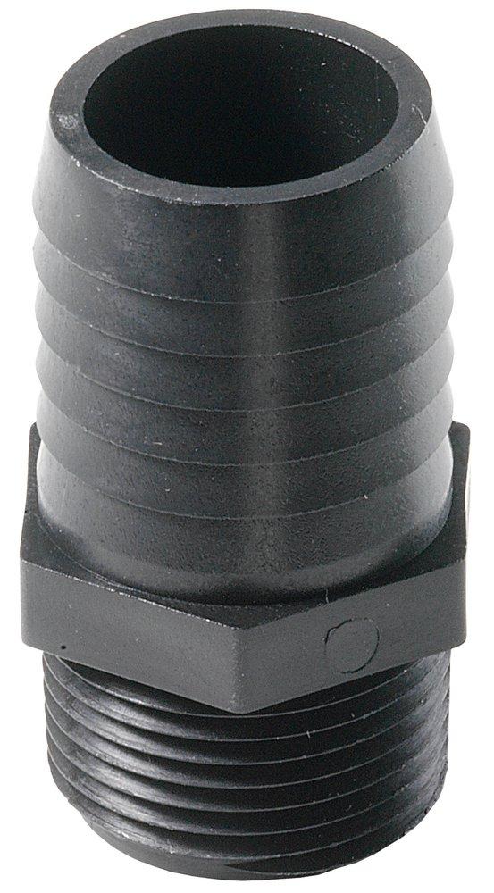 Dixon Valve & Coupling Black Barbed x MNPT Polypropylene Adapter 