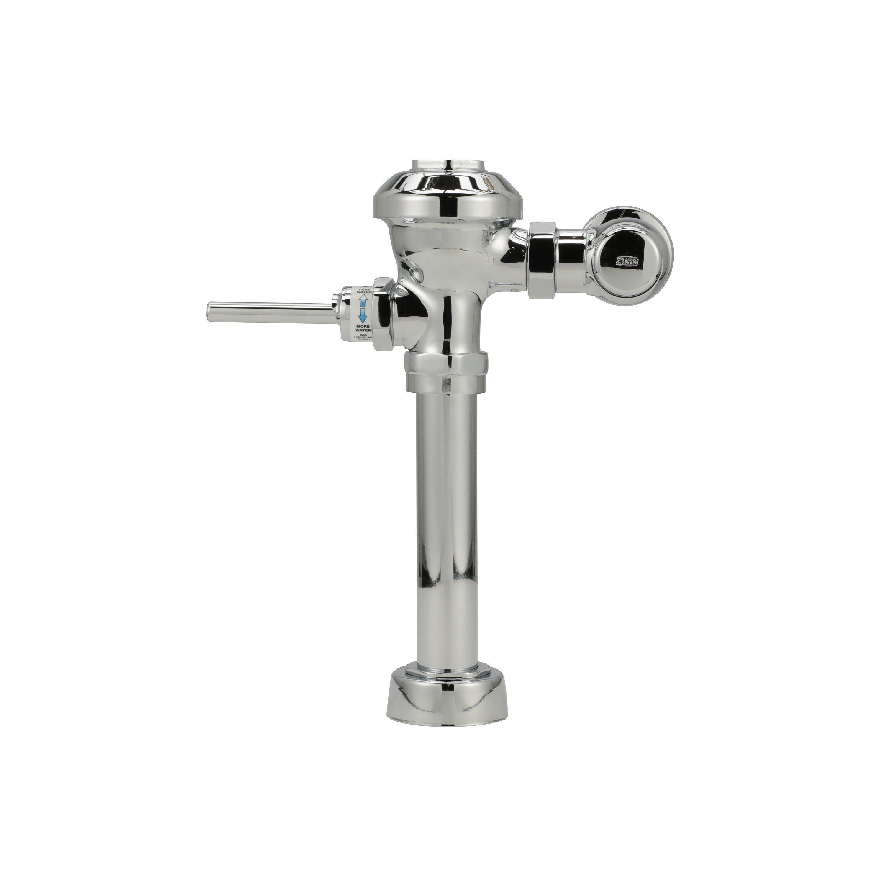 Zurn Chrome Plated 1.6 gpf. Exposed Closet Flush Valve 