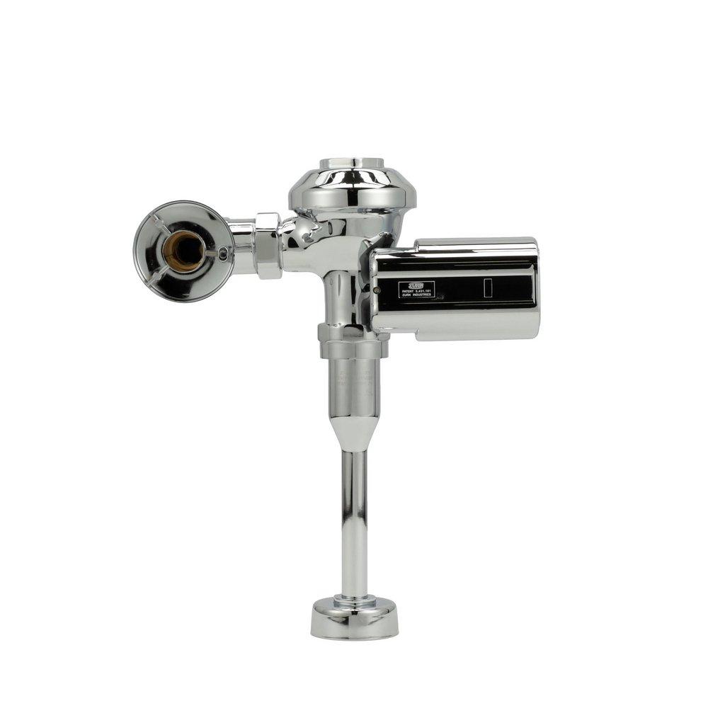 Zurn Polished Chrome Exposed Hardwired Sensor Urinal Flush Valve 