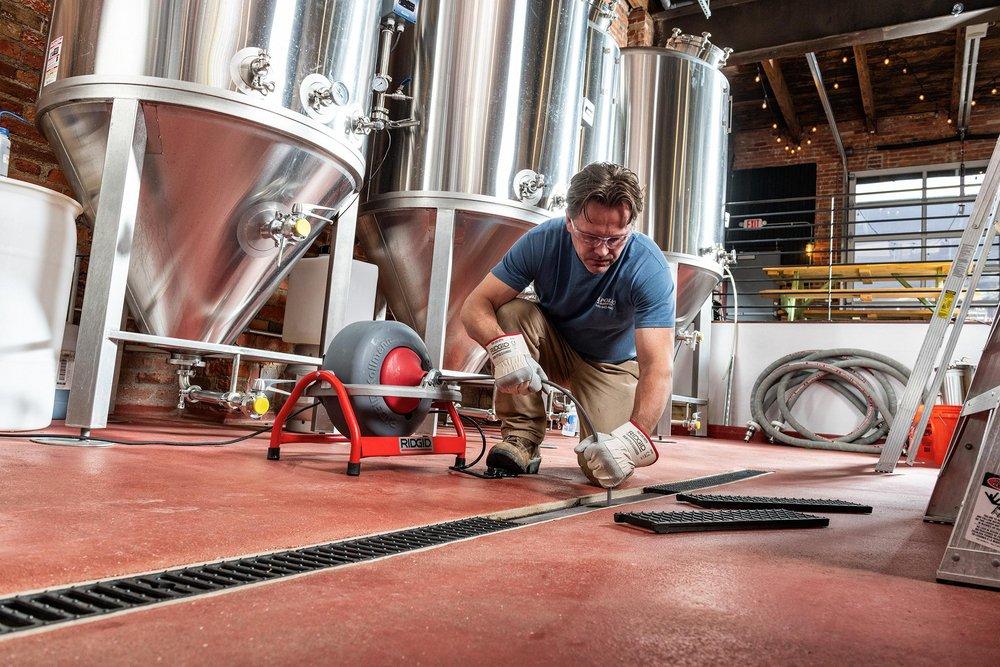 RIDGID Drain Cleaning Drum Machine 