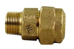 1-1/4 x 1 in. Compression x MIP Brass Reducing Coupling