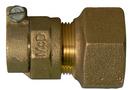 1 in. Compression x Female Flare Brass Coupling