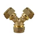 A.Y. McDonald Compression Brass Wye Branch 