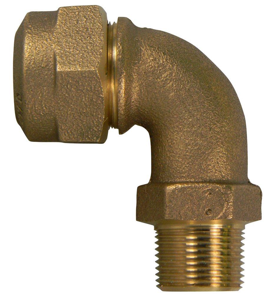 A.Y. McDonald Compression x MIPS Brass 90 Degree Elbow Bend 