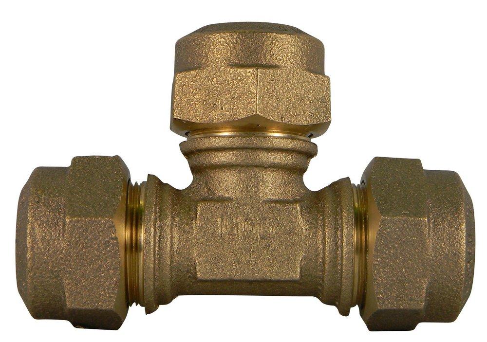 A.Y. McDonald CTS Compression Water Service Brass Reducing Tee 