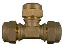 1 x 3/4 x 3/4 in. CTS Compression Water Service Brass Reducing Tee